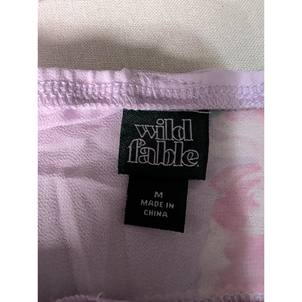 ❤️Wild Fable Tank Top Womens Medium Sheer Lilac Pink Floral Lace NWT Camisole❤️ - Picture 5 of 10